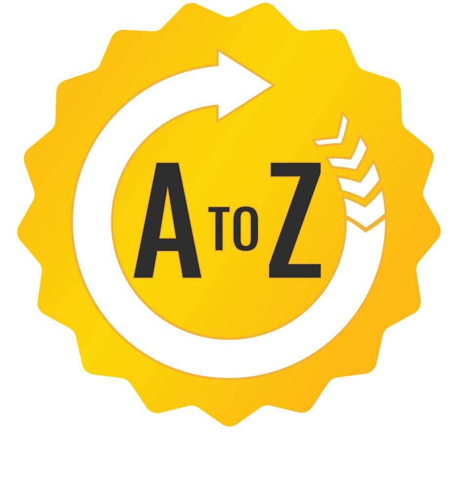 A to Z Inspection logo white